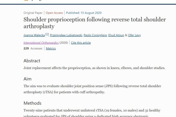 shoulder proprioception